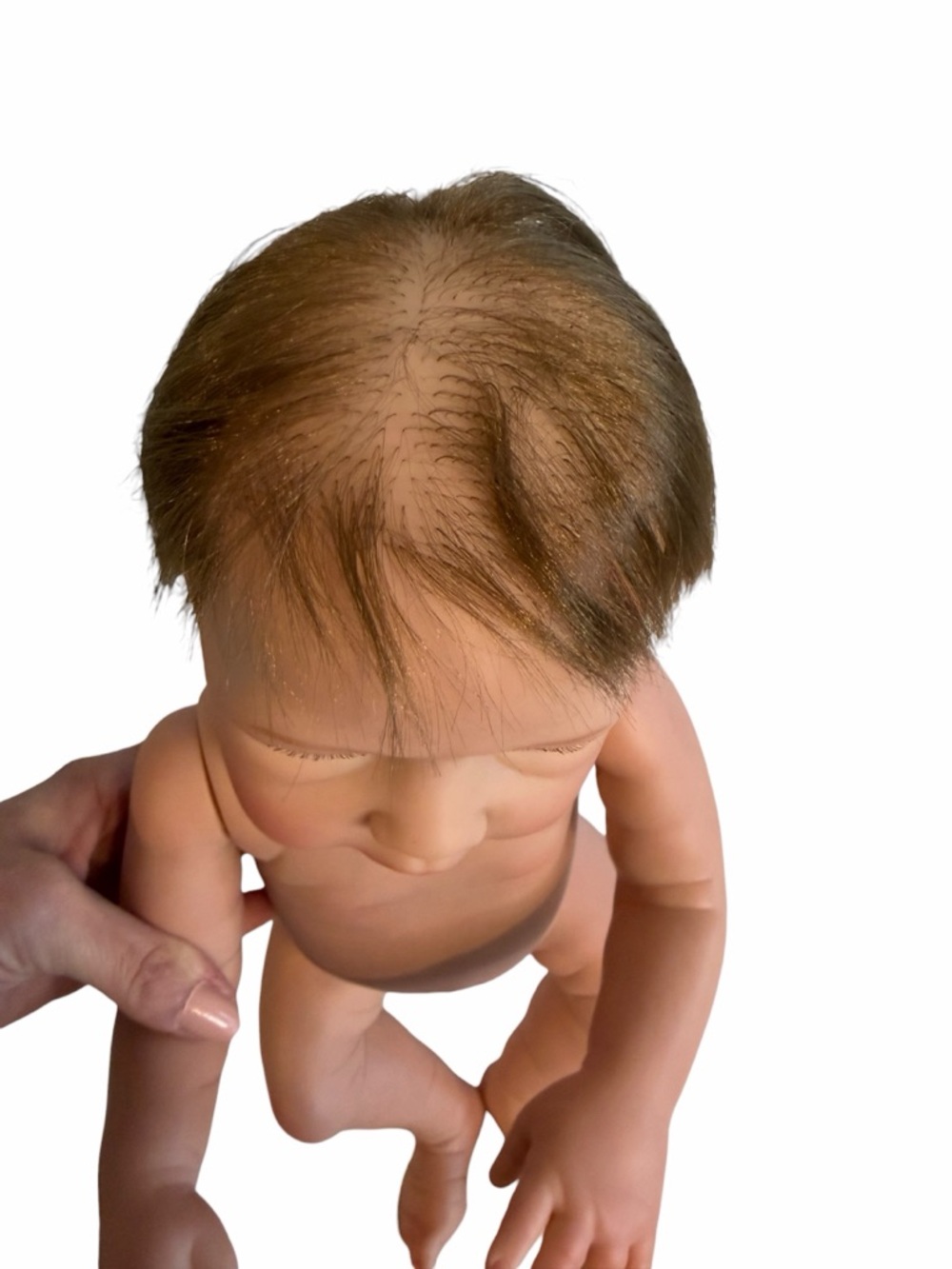 18” Anatomically Correct Silicone Sweet Girl Baby Doll with Magnetic Pacifiers - Picture 8 of 15